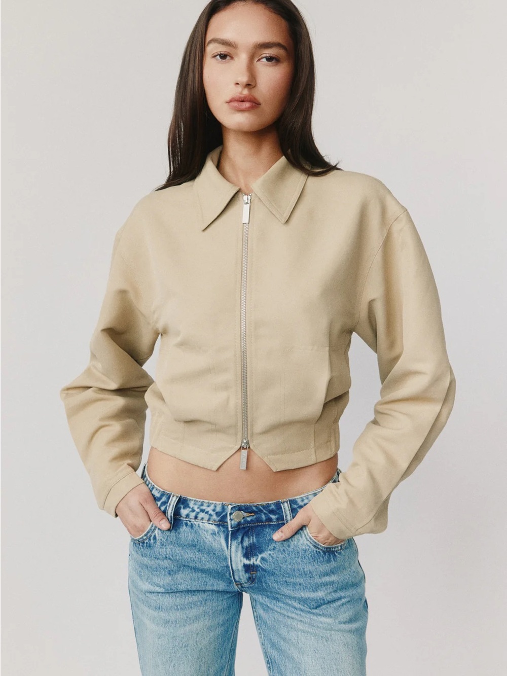 With Jean Fred Jacket in Beige